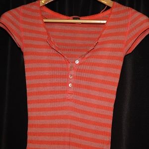 Free People button up t shirt